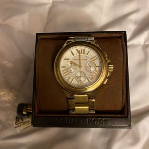 Michael Kors Gold-Tone Stainless Steal Watch NWTS